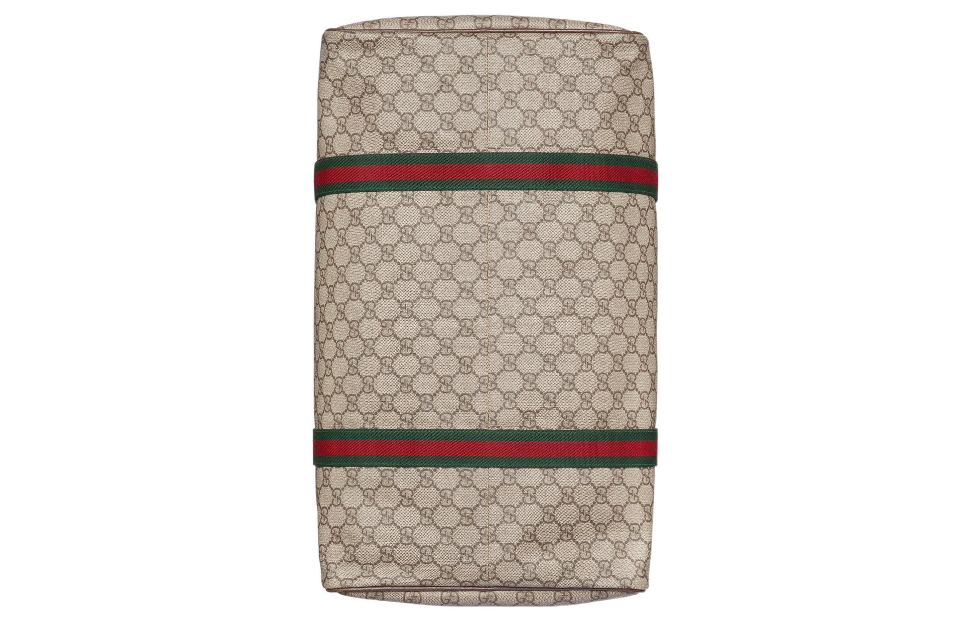 Gucci Medium Duffle Bag With Web 'Beige Brown' 758664-FACK7-9768