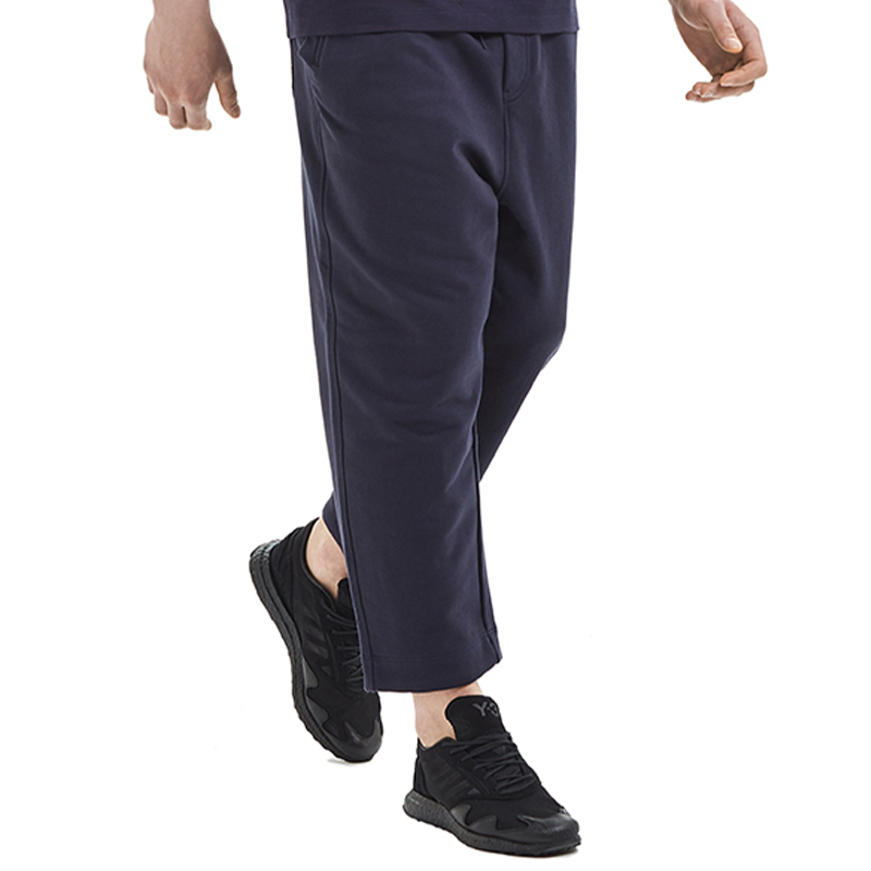 adidas Y-3 Classic Terry Cropped Pants 'Navy' FN3393