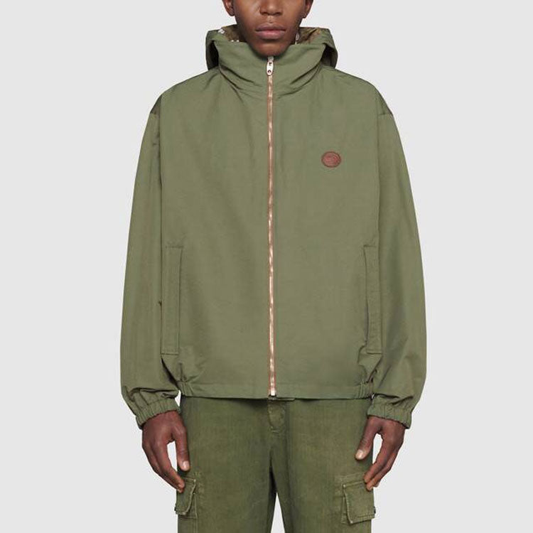 Gucci X Doraemon Reversible Nylon GG Jacket 'Beige Green' 654753-ZAGUC-2138