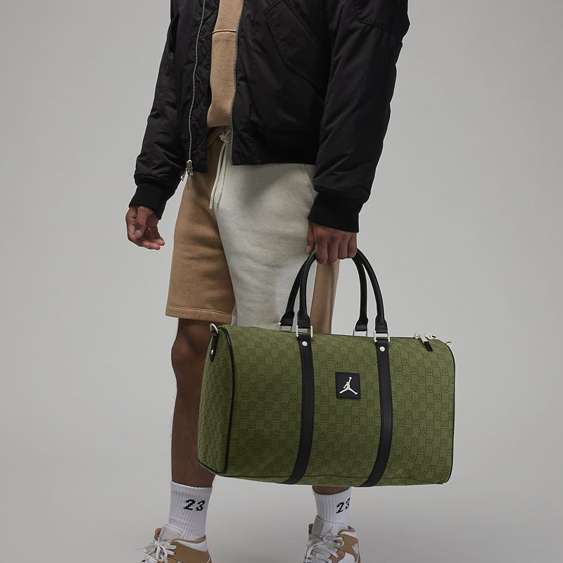Air Jordan Monogram Duffle Bag 20L 'Olive Green' MA0759-EF9
