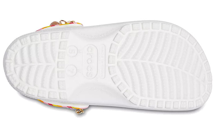 (WMNS) CROCS Classic Clog Outdoor Sports Slippers White 206983-94S