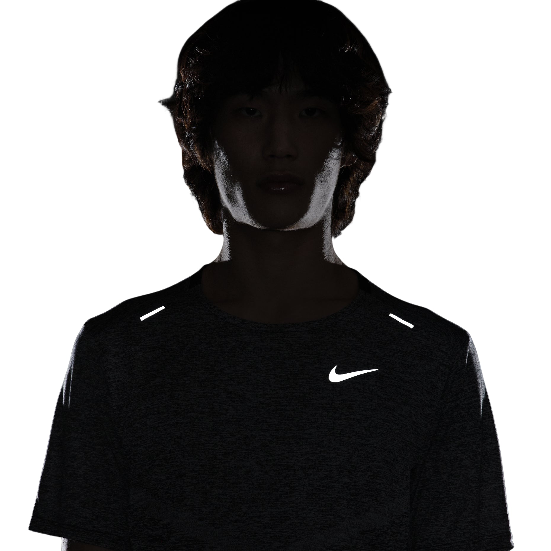 Nike Dri-fit Rise 365 Casual Sports Breathable Round Neck Short Sleeve Gray CZ9185-011