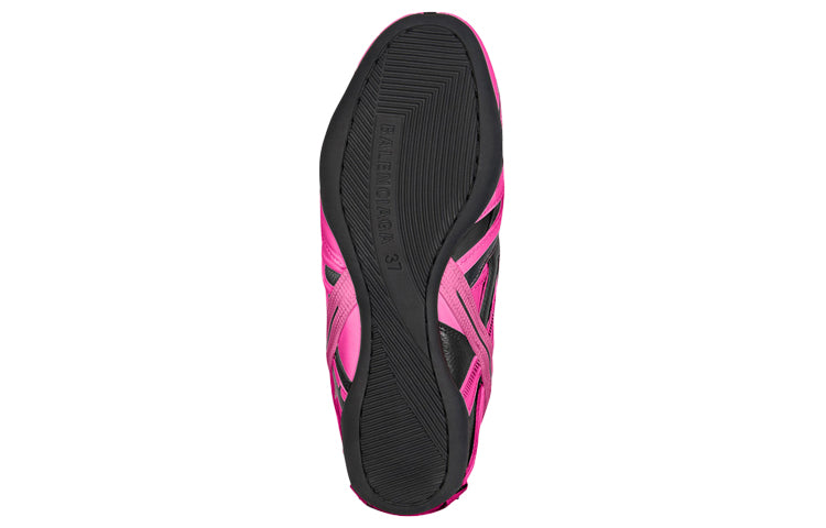 (WMNS) Balenciaga Drive Sneaker 'Black Neon Pink' 624344W2FD15010