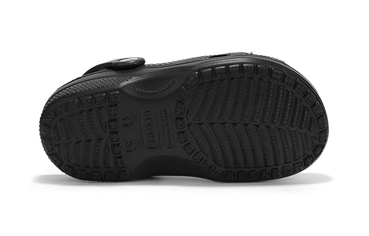 (PS) Crocs Classic Minimalistic Casual Outdoor Beach Black Sandals 204536-001