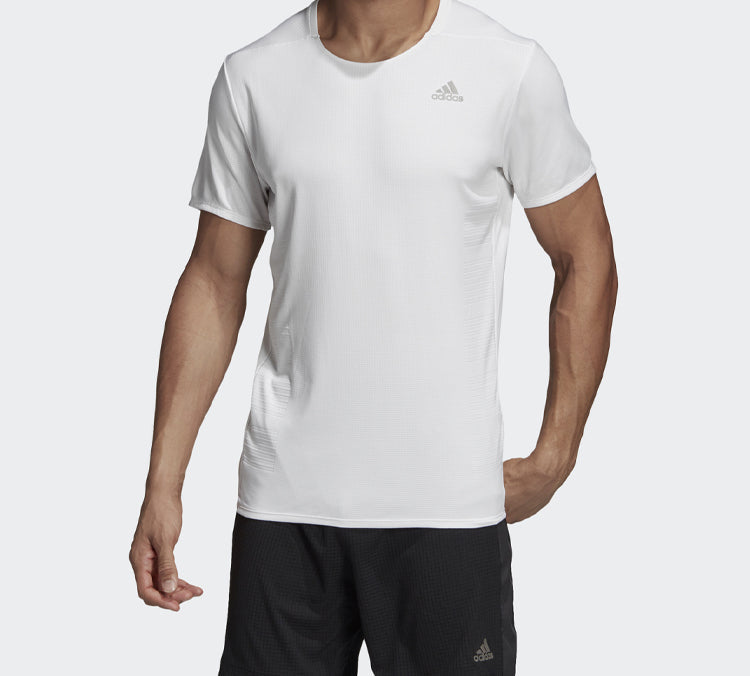 adidas Logo Breathable Short Sleeve White DQ1847