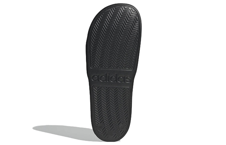 adidas Adilette Cozy Wear-Resistant Black Unisex Slippers 'Black Pink' GZ3778