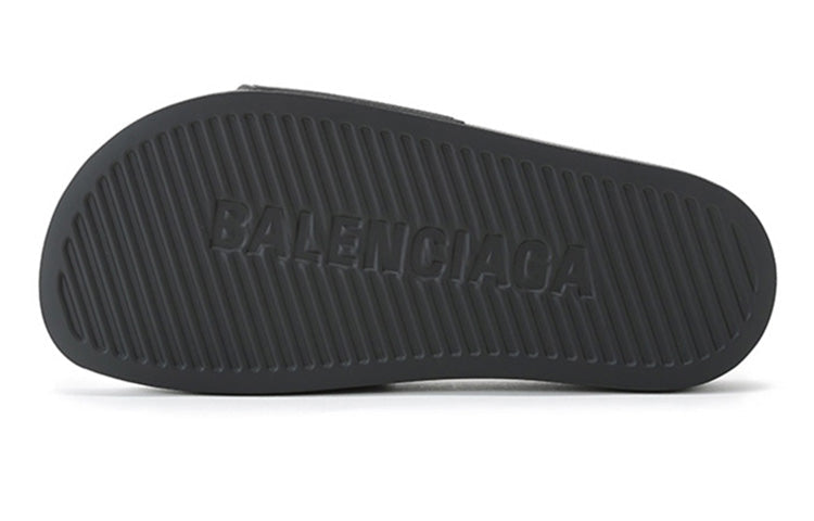 (WMNS) Balenciaga Pool Slides 'Black' 565547W1S841000