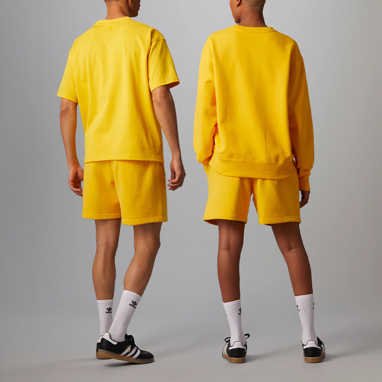 adidas x Pharrell Humanrace Small Logo Shorts 'Yellow' HJ7064