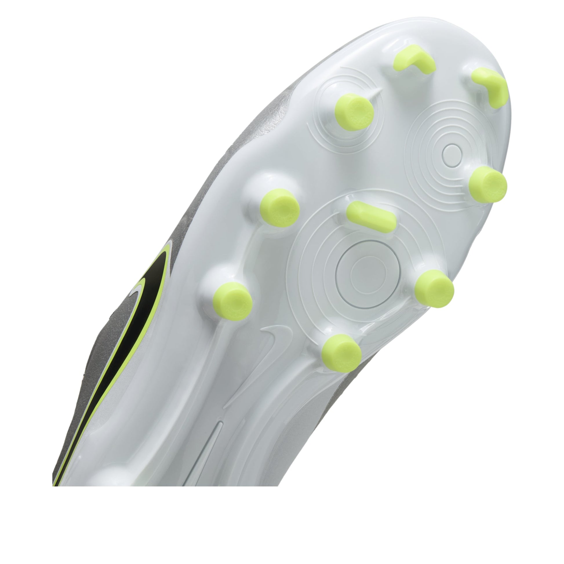 (GS) Nike JR. Tiempo Legend 10 Academy MG 'Metallic Silver Black Volt' DV4348-001