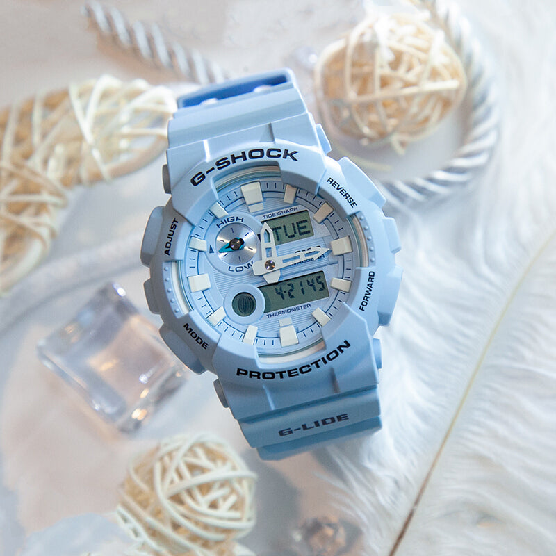CASIO G-Shock Analog-Digital 'Light Blue' GAX-100CSA-2A