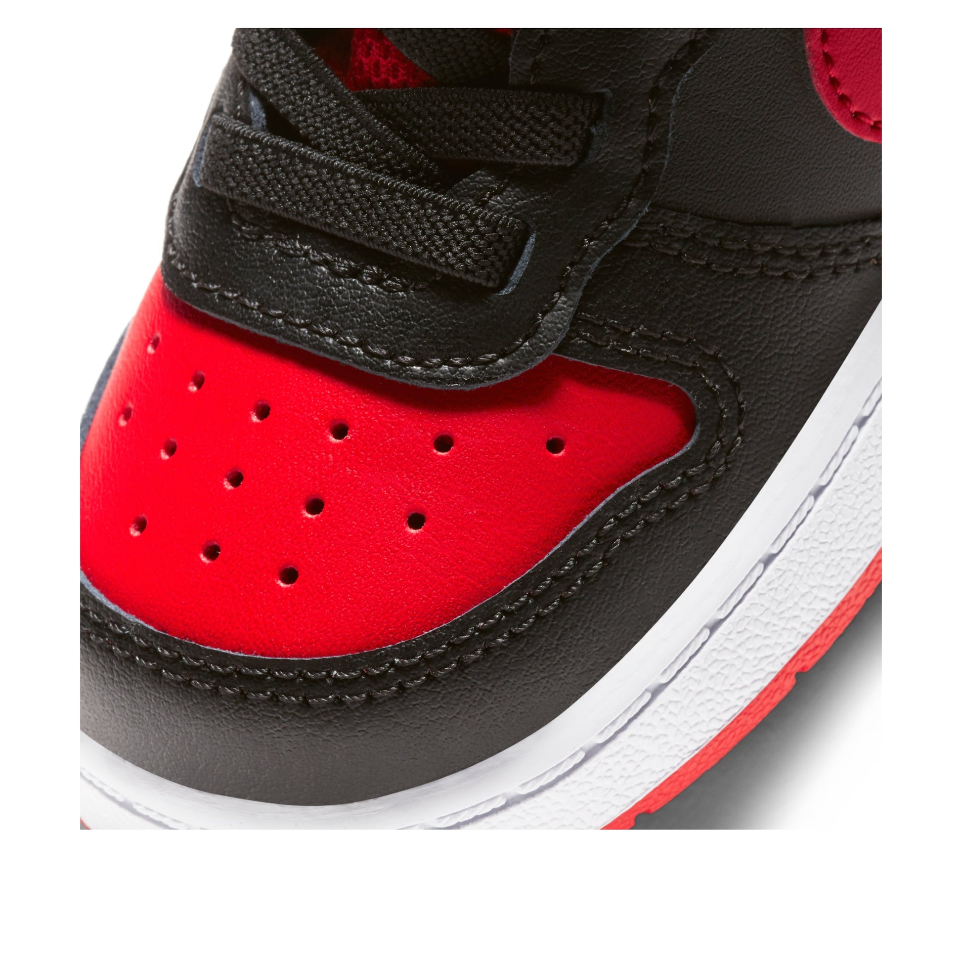 (TD) Nike Court Borough Low 2Velcro 'Bred' BQ5453-007