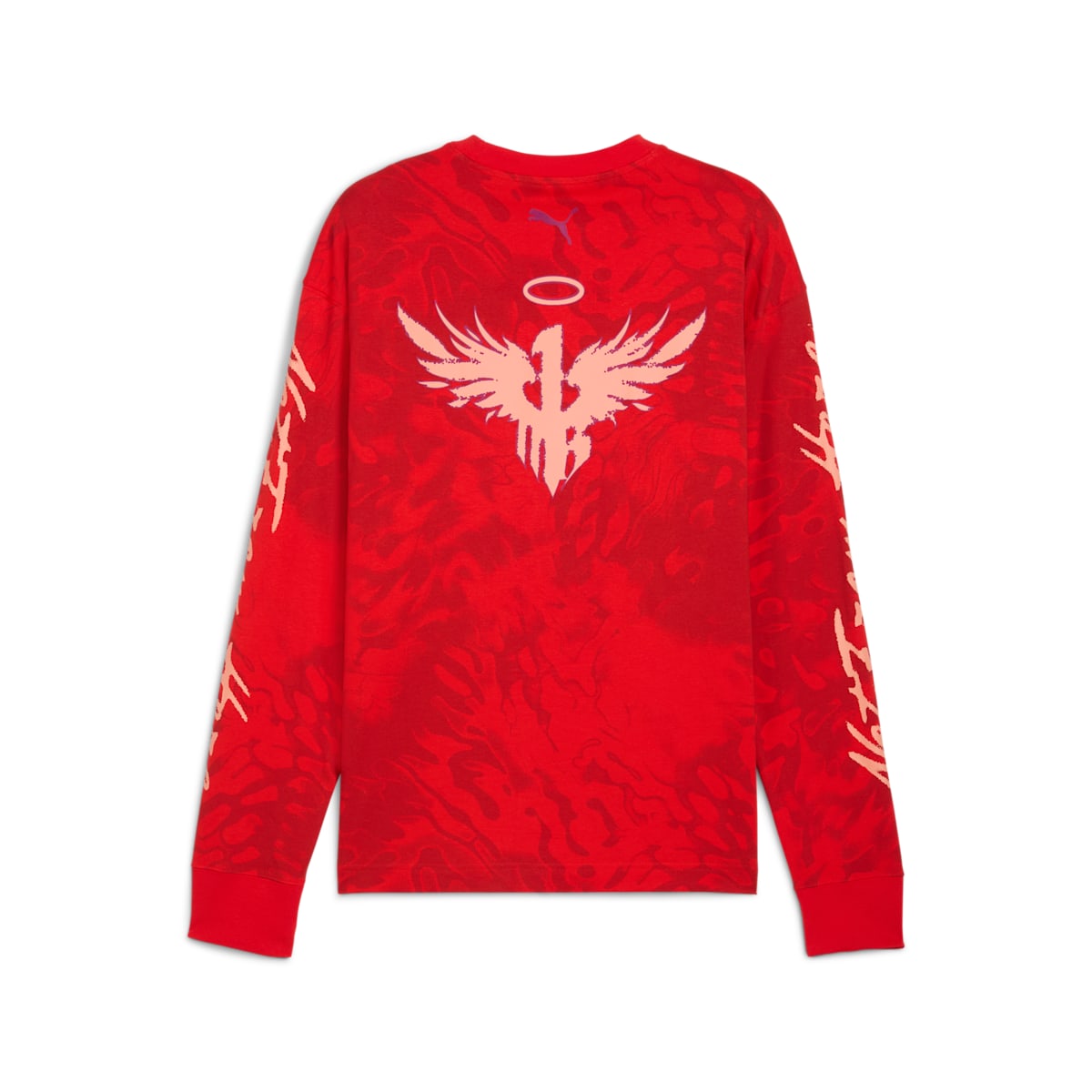 PUMA LaMelo Supernova Long Sleeve T-Shirt 'PUMA Red AOP' 632443-01