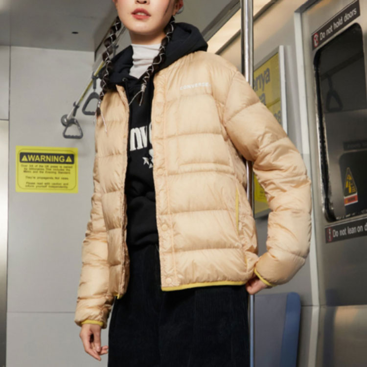 Converse Premium Short Down Jacket Asia Sizing 'Saturn Gold' 10021983-A02