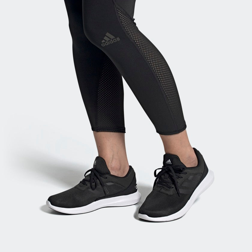 (WMNS) adidas Coreracer 'Black White' FX3603