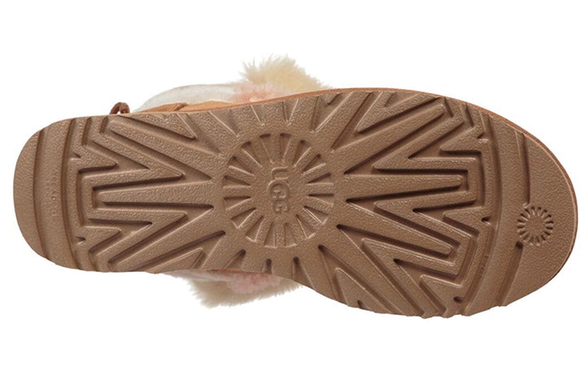 (WMNS) UGG Classic Short Patchwork Fluff 1098071-CHE