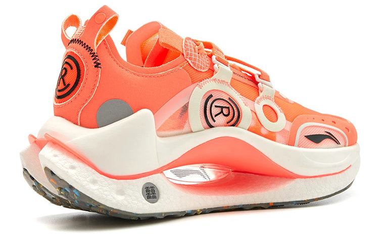 (WMNS) Li-Ning CRC 'Neon Orange White' AZGS022-4