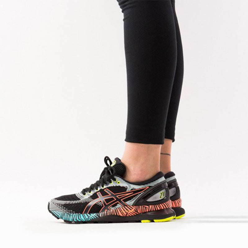 (WMNS) ASICS Gel-Nimbus 21 'Hyper Flash - Black' 1012A540-001