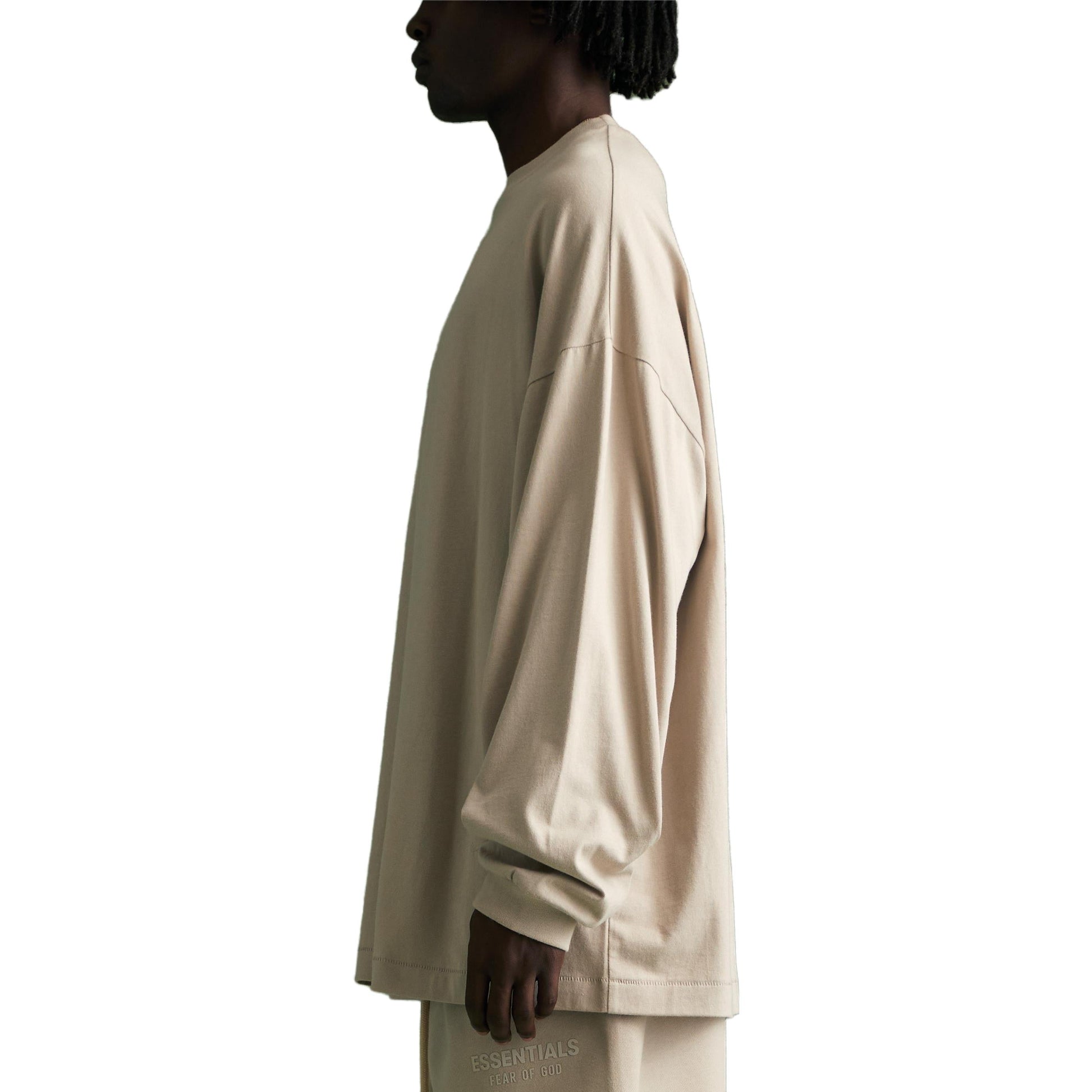 Fear of God Essentials FW23 Long Sleeve Tee 'Silver Cloud' 125BT232012F