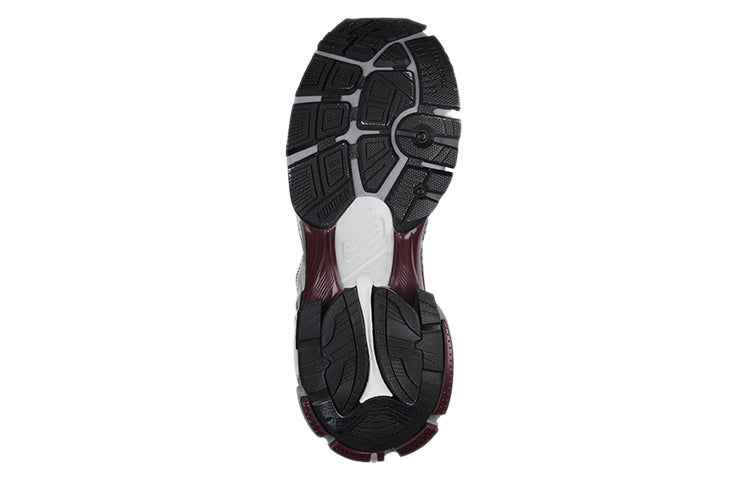 (WMNS) Balenciaga Runner Sneakers 'Grey Burgundy Mesh and Nylon' 677402W3RB39069