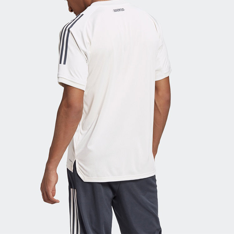 adidas JUVE TR Jersey JSY Juventus Soccer/Football Sports Short Sleeve Gray FR4263