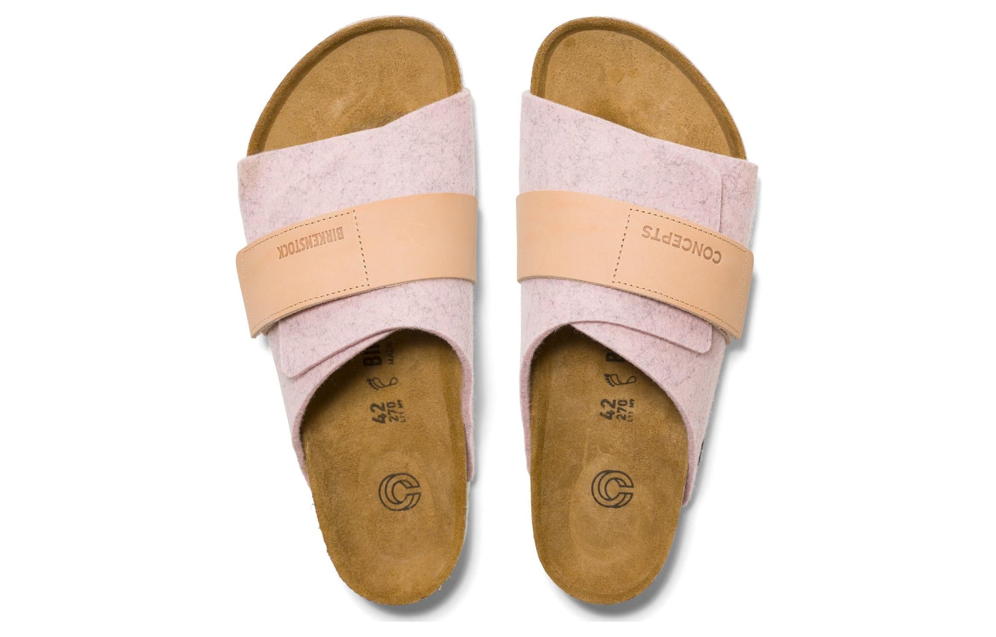 Concepts x Birkenstock Kyoto 'Soft Pink Felt' 1027540