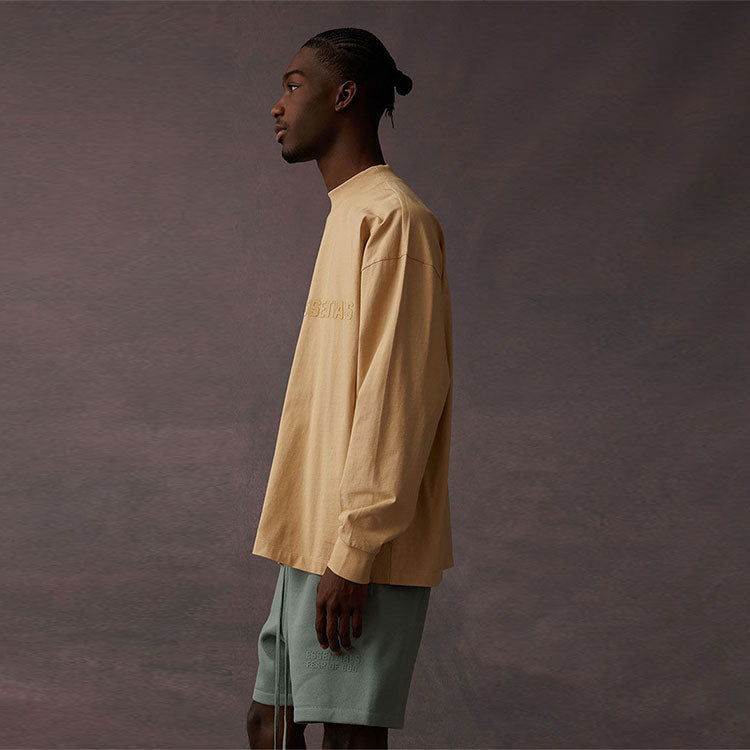Fear of God Essentials SS23 Long Sleeve Logo Tee 'Sand' 125BT222014F