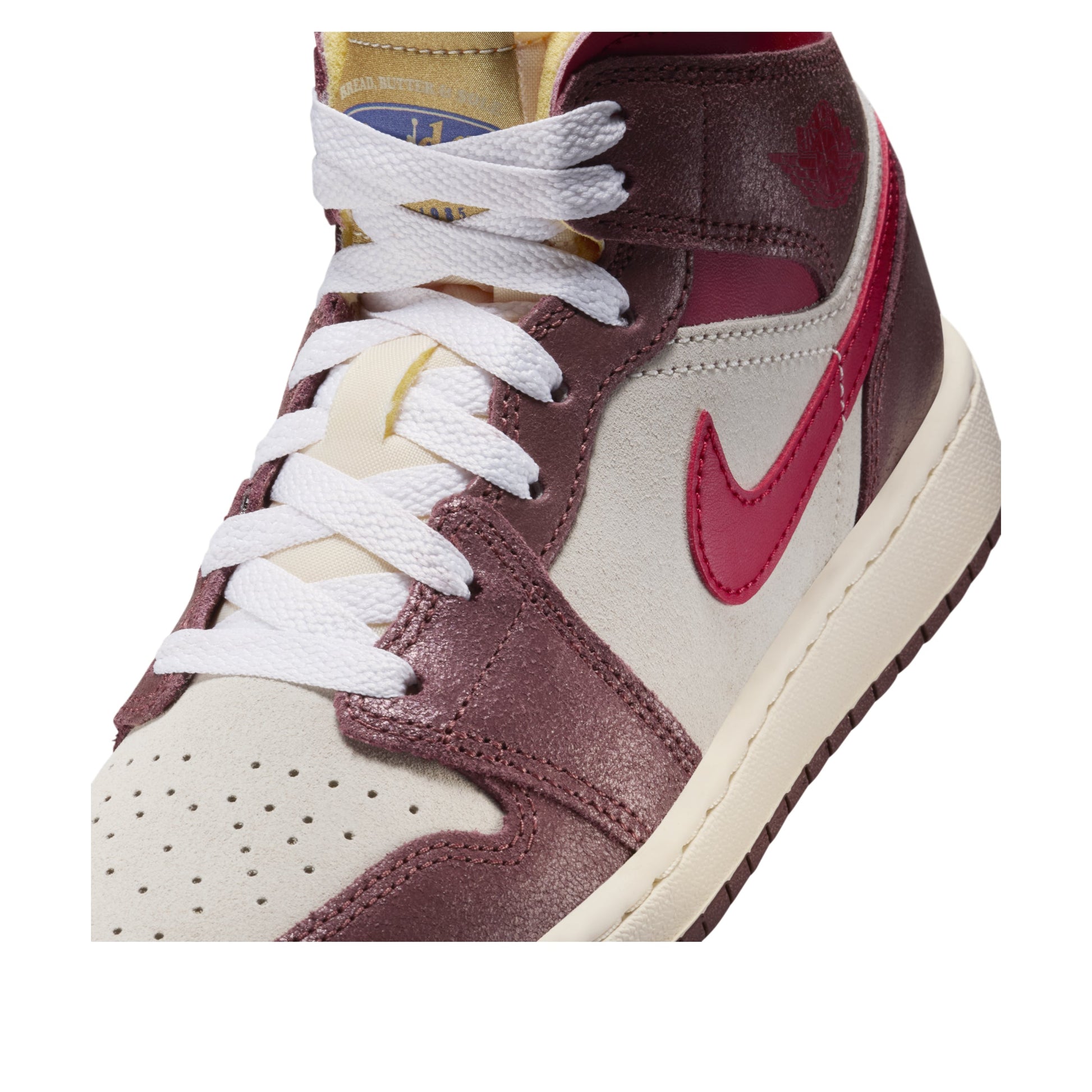 (GS) Air Jordan 1 Mid 'Bread Butter & Sole' HF3196-100