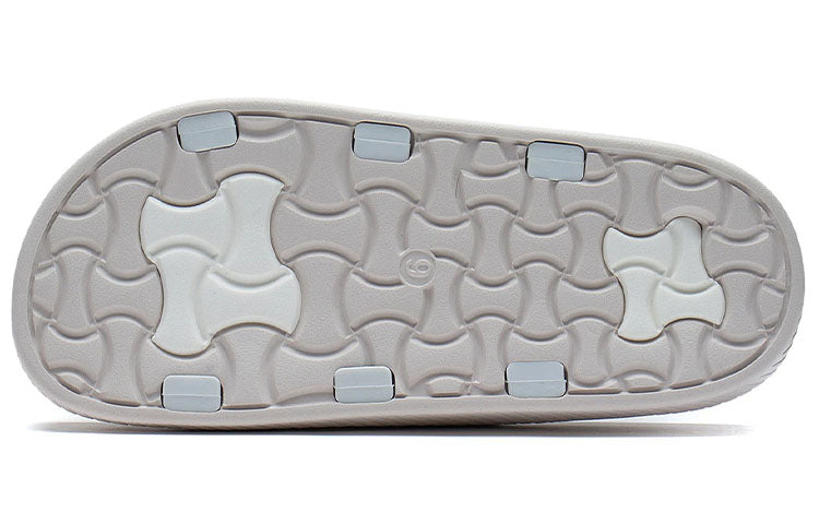 (WMNS) Li-Ning Clap Stylish Casual Fashion Silver Slippers AGAS004-2