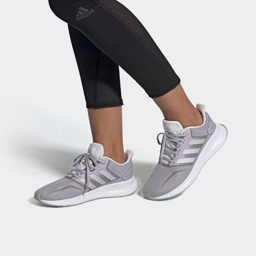 (WMNS) adidas Runfalcon 'Purple Grey White' FW5160