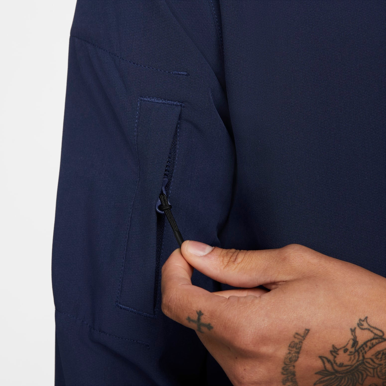 Nike Water Repellent Zip-up Golf Jacket 'Navy' DV7197-410