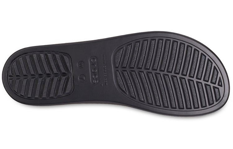 (WMNS) Crocs Brooklyn Slide 'Black' 208728-001