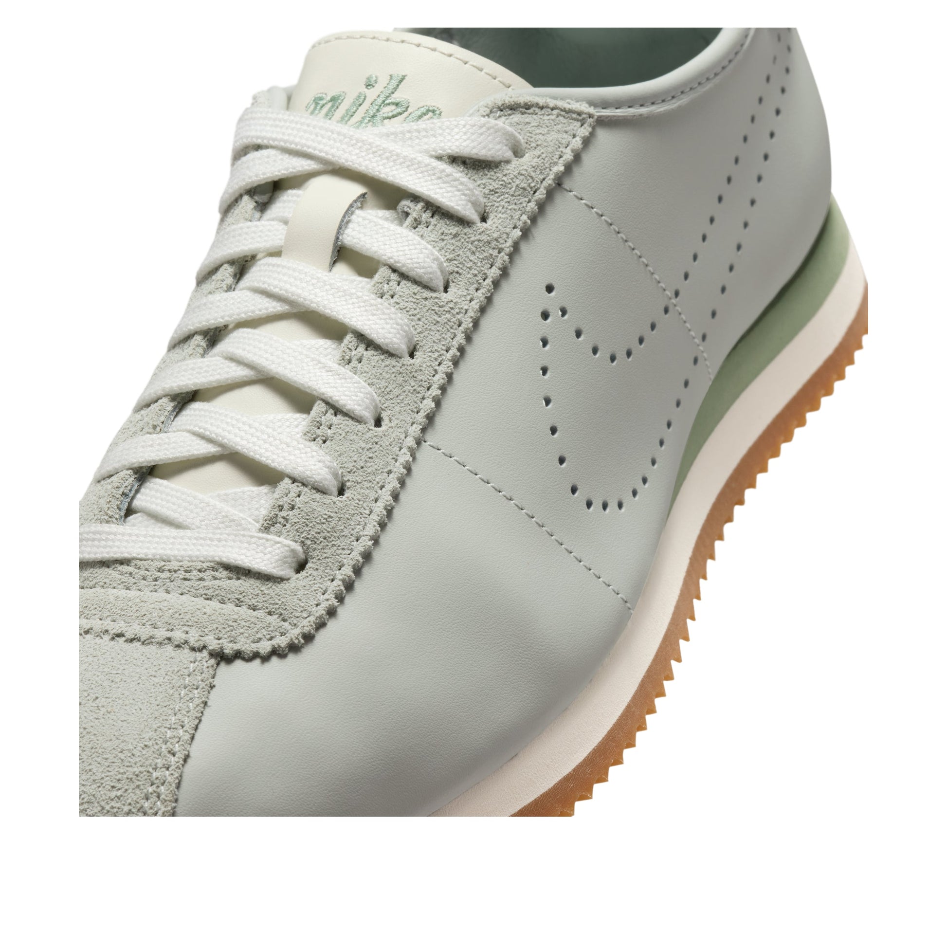 (WMNS) Nike Cortez Leather 'Light Silver Steam Gum' HQ1841-003