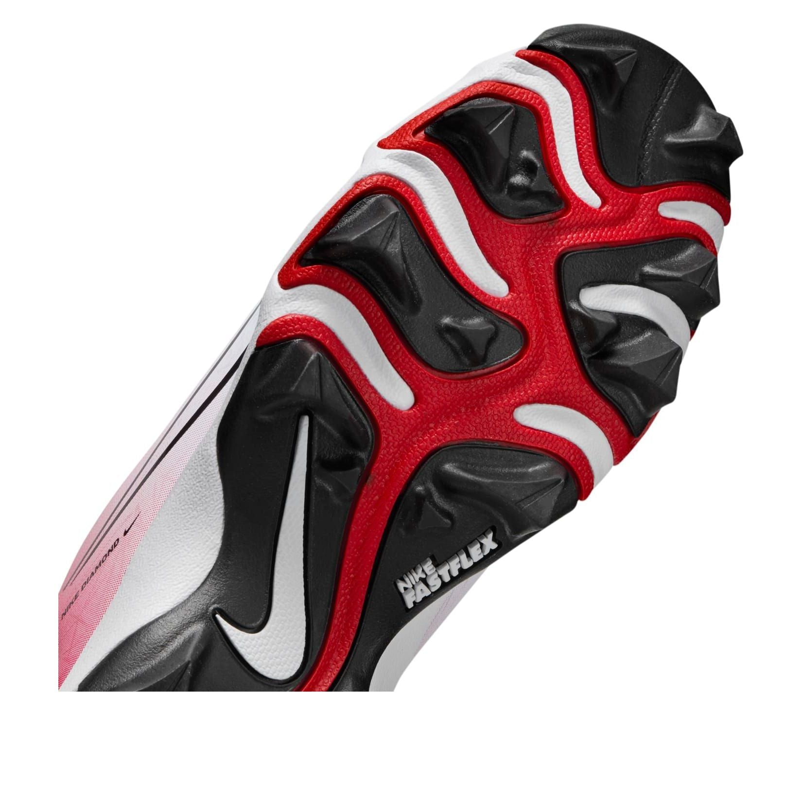 (GS) Nike Hyperdiamond 4 Keystone GG 'White University Red' CZ5919-601