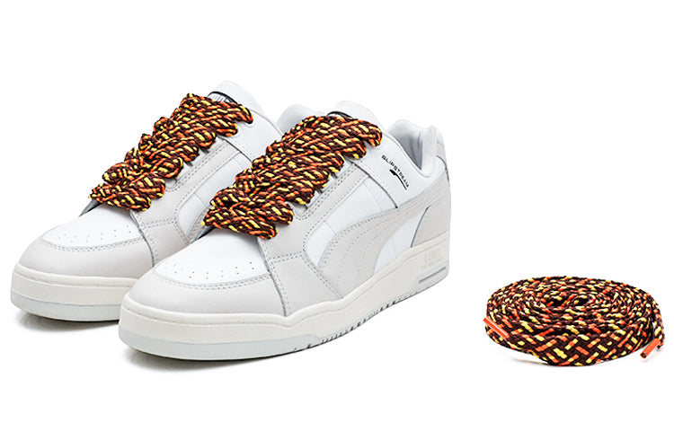 PUMA Unisex Slipstream Lo Laces Sneakers Grey/White 387322-01