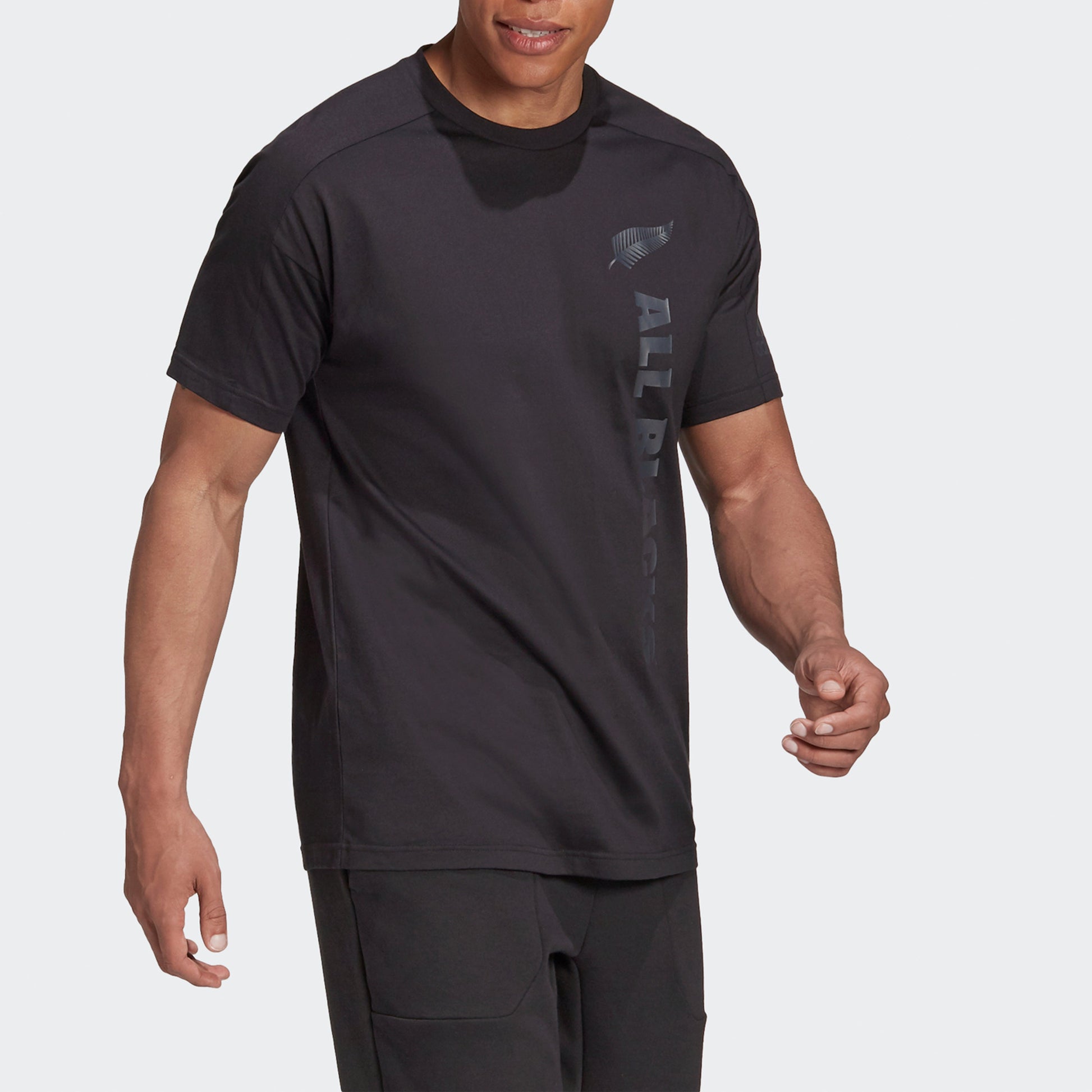 adidas Ab Graphic logo Printing Sports Short Sleeve Black FS0706