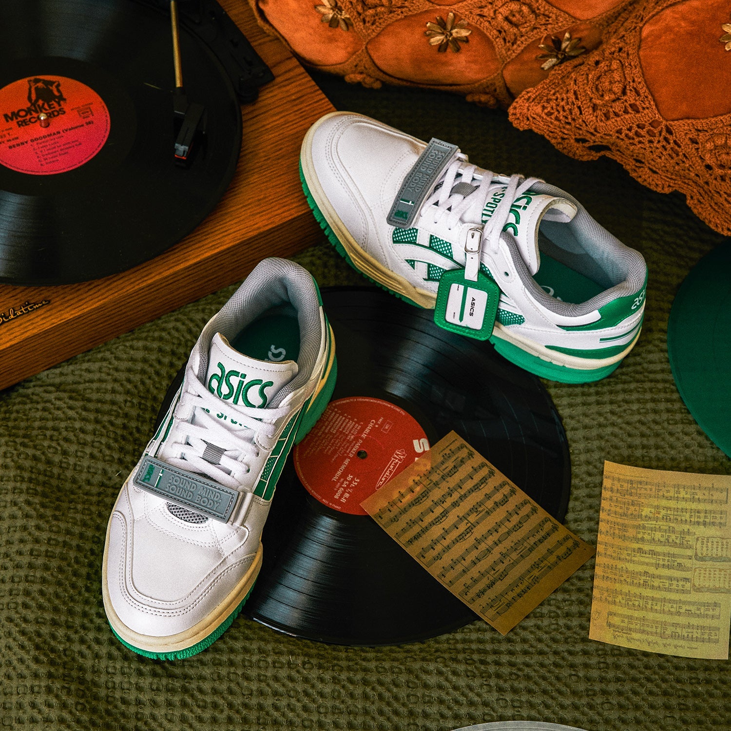 ASICS Gel-Spotlyte Low V2 'White Green' 1203A258-101