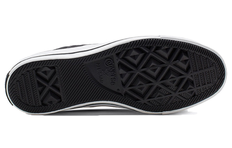 (WMNS) Converse Chuck Taylor All Star GLAM DUNK MADISON MID Canvas Black White 565387C