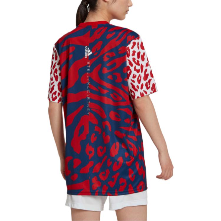 adidas x Stella Mccartney Crossover Arsenal FC pre-match jersey Soccer/Football Red Jersey HI2144