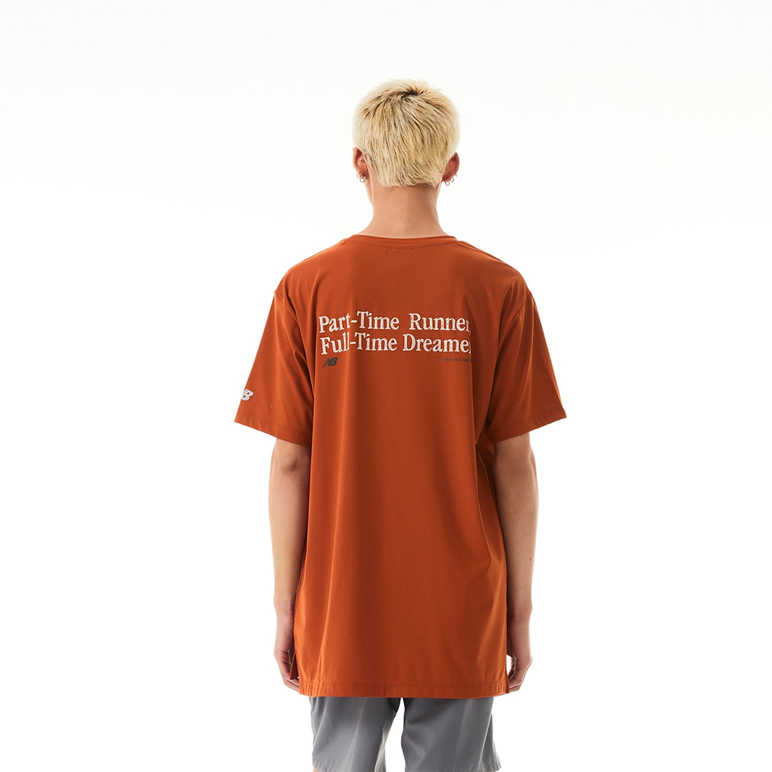 New Balance NB Icon T-shirt Asia Sizing 'Dark Orange' NEE25031-BUR