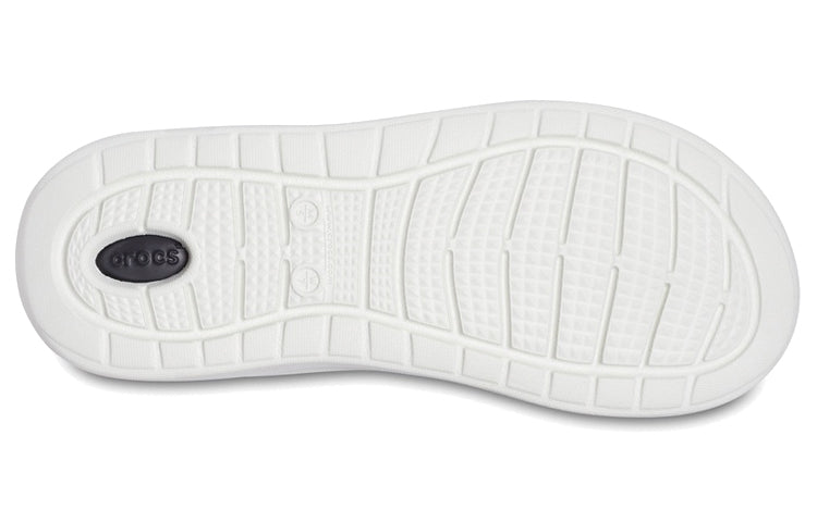 Crocs LiteRide Outdoor Beach Flip-Flops Black Blue 205182-4SB