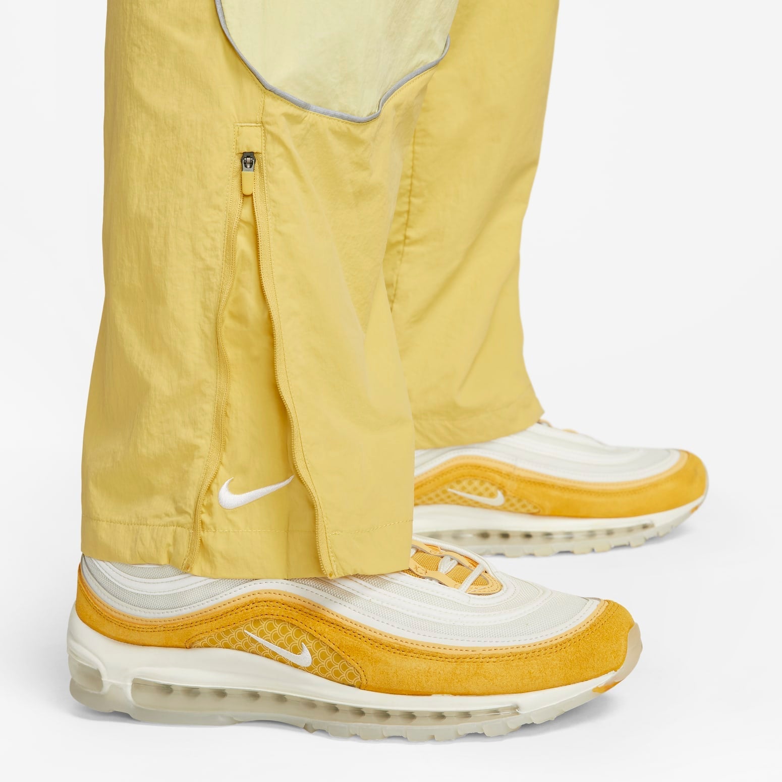 Nike Sportswear Swoosh Woven Pants 'Yellow' DX0595-700