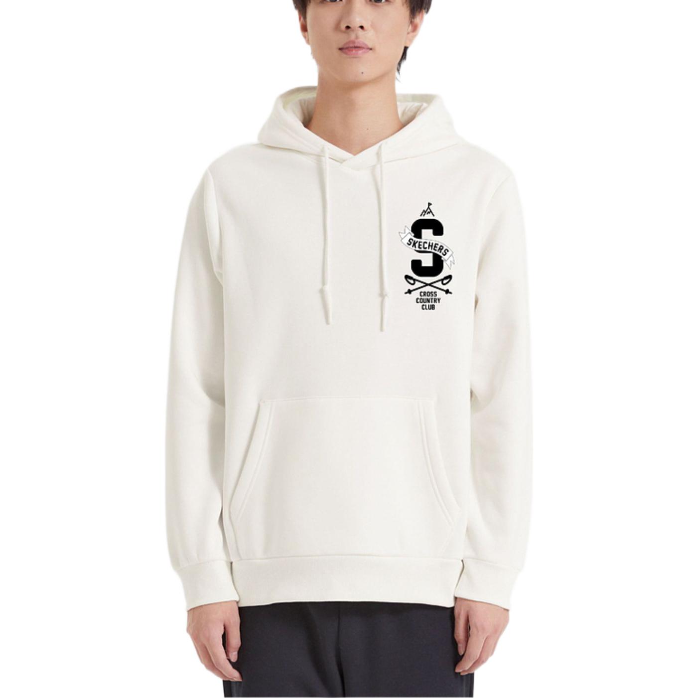 Skechers Cartoon Graphic Drawstring Hoodie 'Navy Black White Grey' L422U239