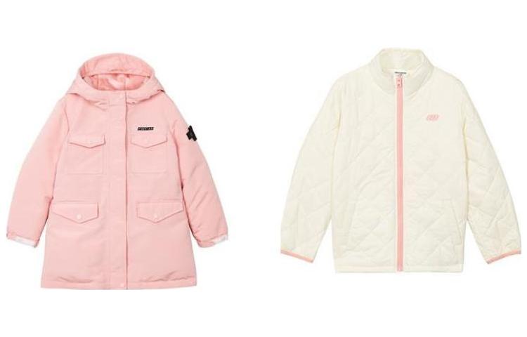 (GS) Skechers Logo Printed Long Down Jacket 'Multi-Color' L421G116