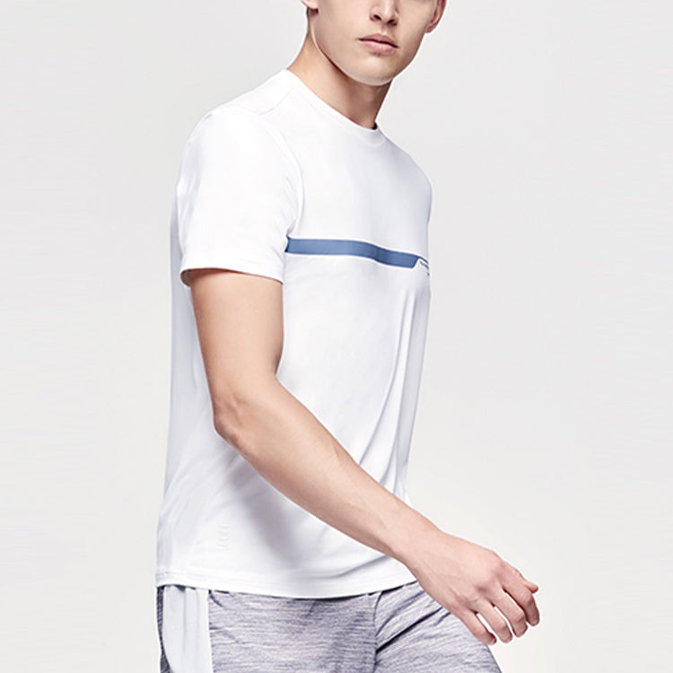 FILA Logo Alphabet Printing Round Neck Loose Short Sleeve White A11M121101F-WT