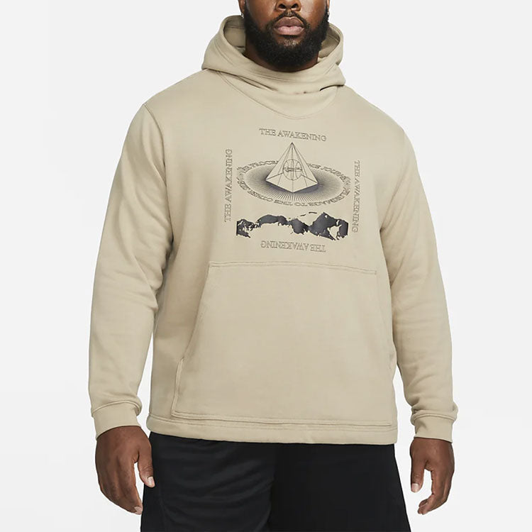 Nike Kyrie Alphabet Printing Pullover 'Khaki' DA6693-247