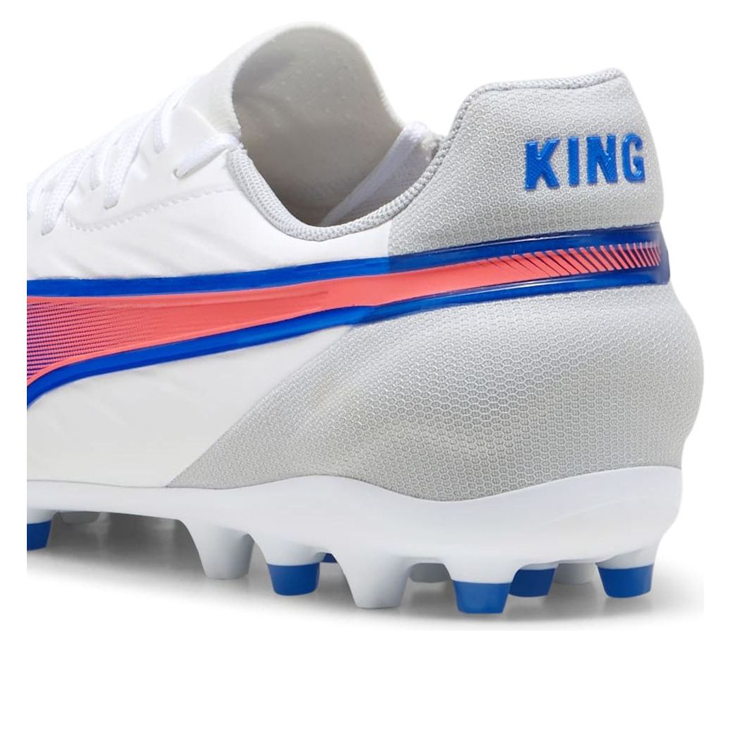PUMA King Match MG Formula 'White Bluemazing Flat Light Gray' 107878-02
