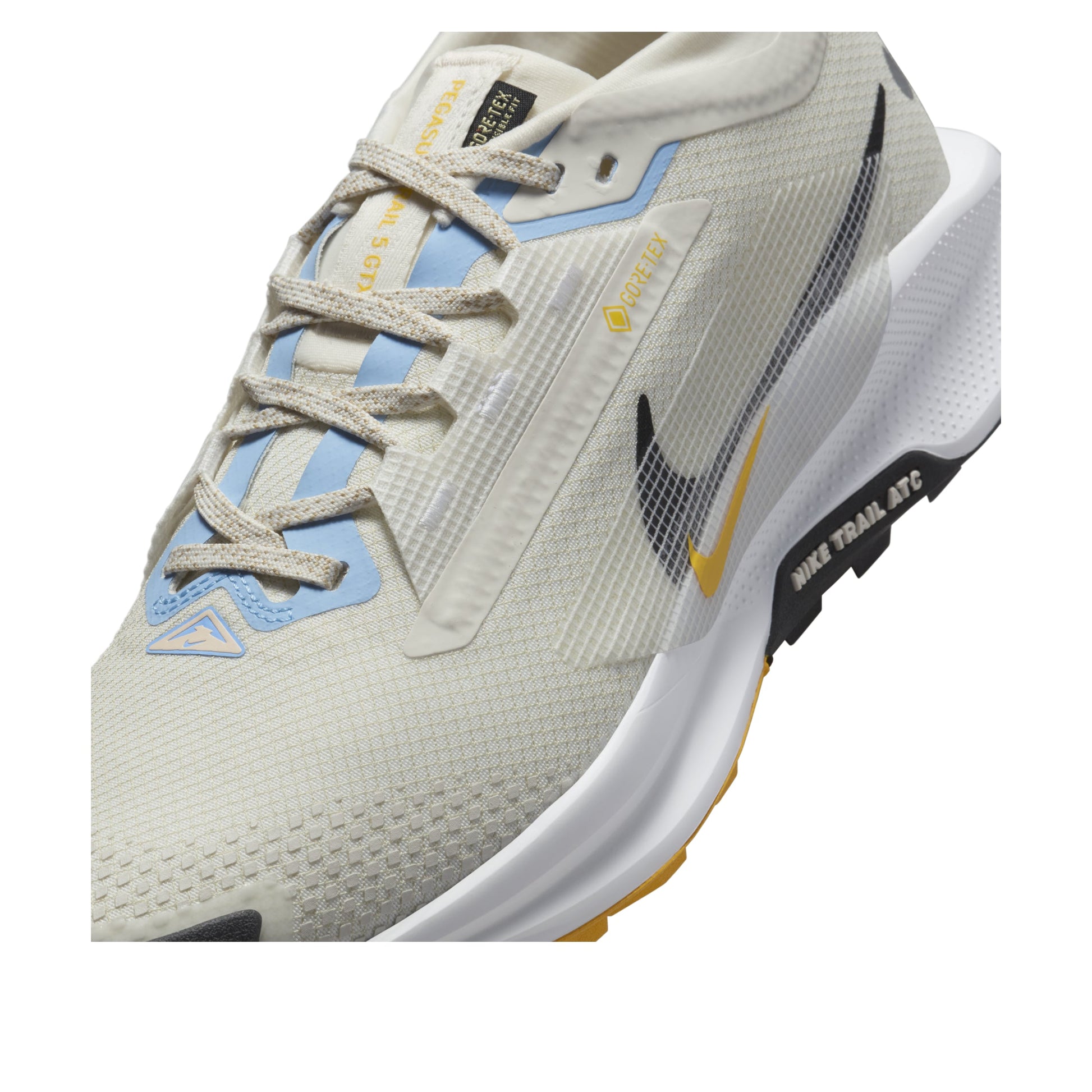 (WMNS) Nike Pegasus Trail 5 Gore-Tex 'Phantom Black Light Lemon Twist' FQ0912-003