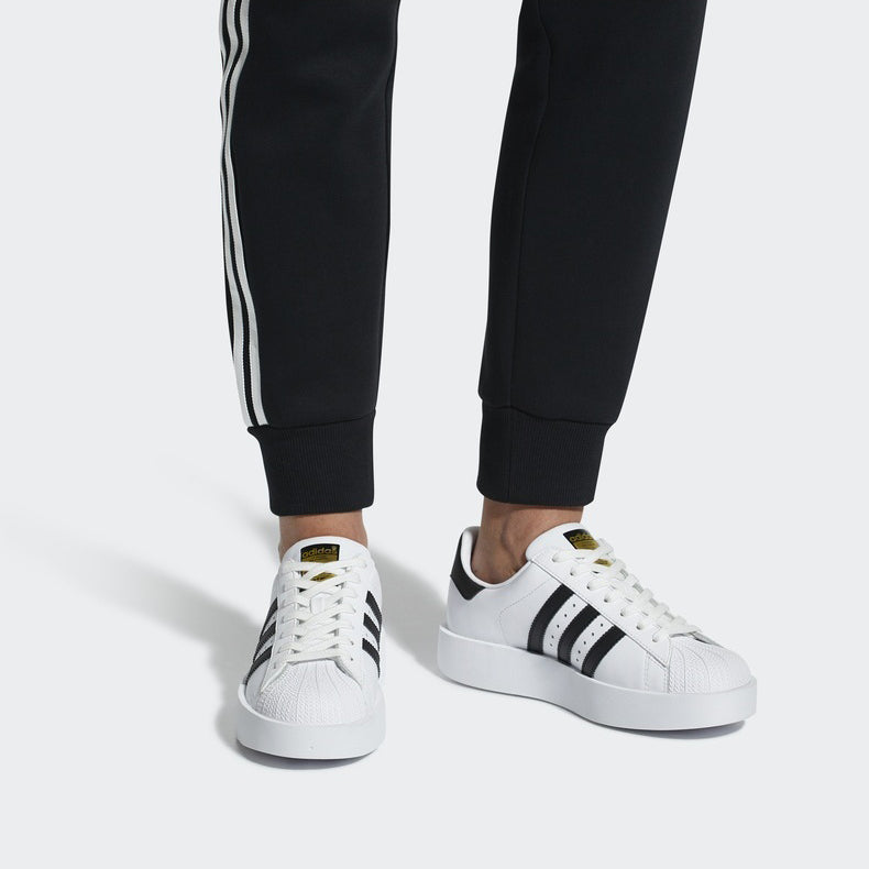 (WMNS) adidas Superstar Bold Platform 'White Black' BA7666