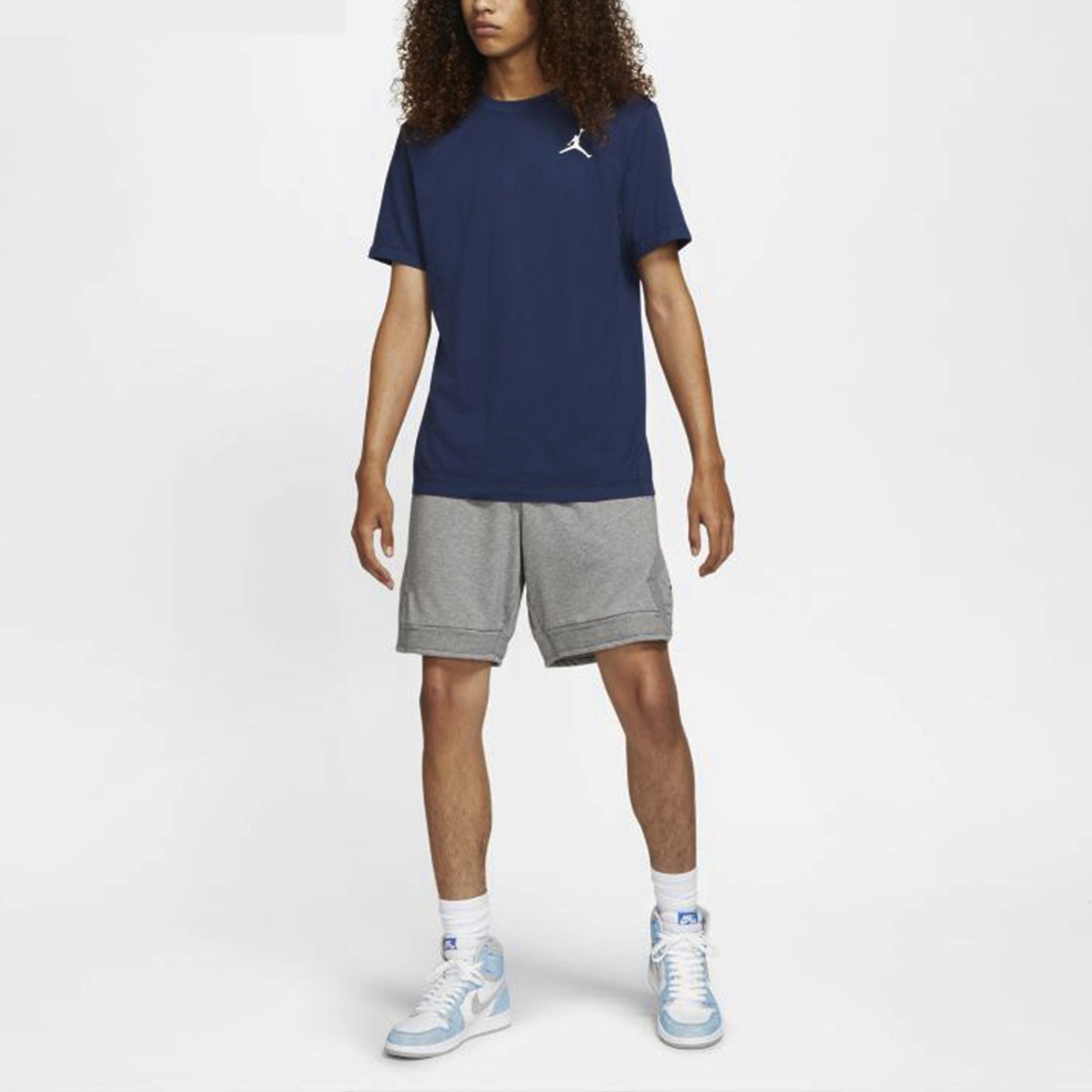 Nike AS Men's J JUMPMAN EMB SS Crew MIDNIGHT Navy DC7486-410