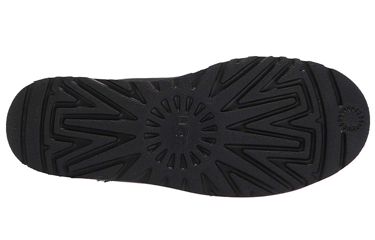 (WMNS) UGG Classic Zip Mini Snow Boots Black 1116104-BLK